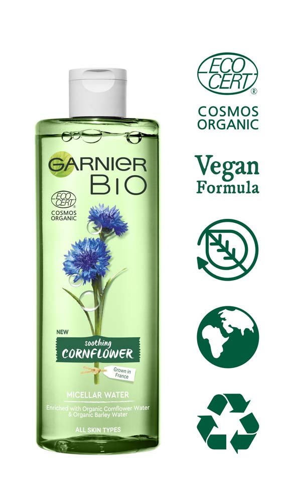 GAR BIO KICKS packshots Cornflower Micellar water en